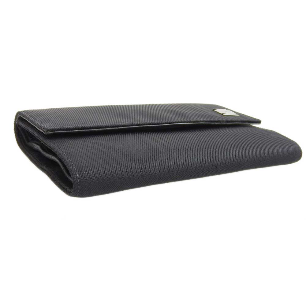 Fendi Logo Tri-Fold Wallet Black