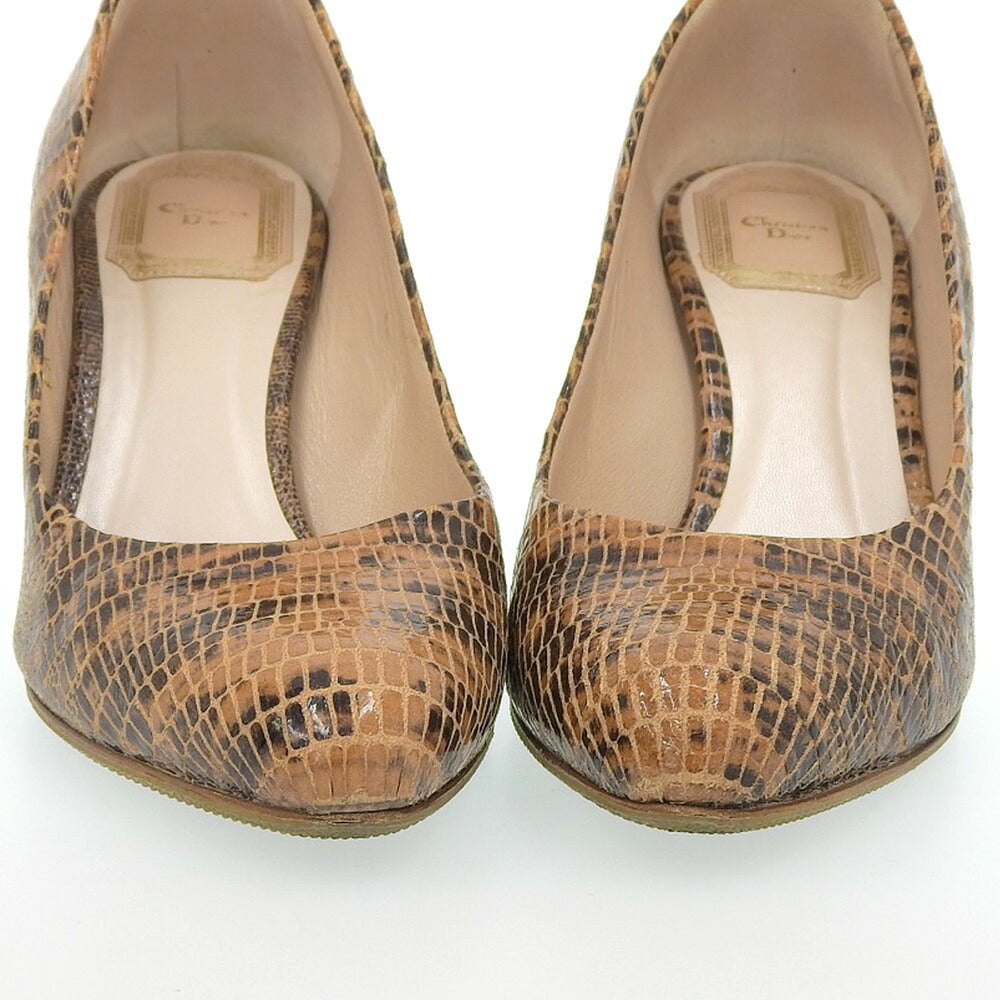 Christian Dior Patent Leather Pumps Brown