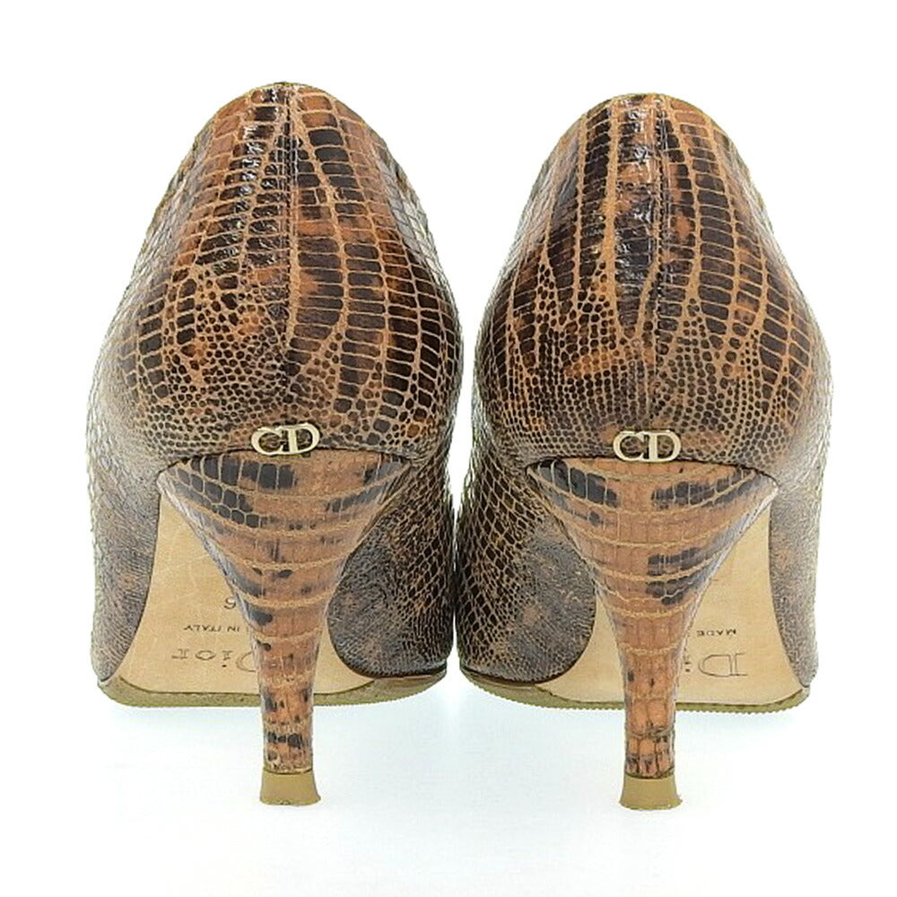 Christian Dior Patent Leather Pumps Brown