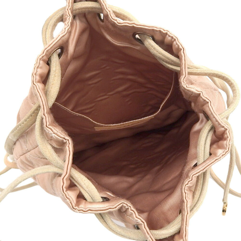 Chanel Satin Logo Backpack