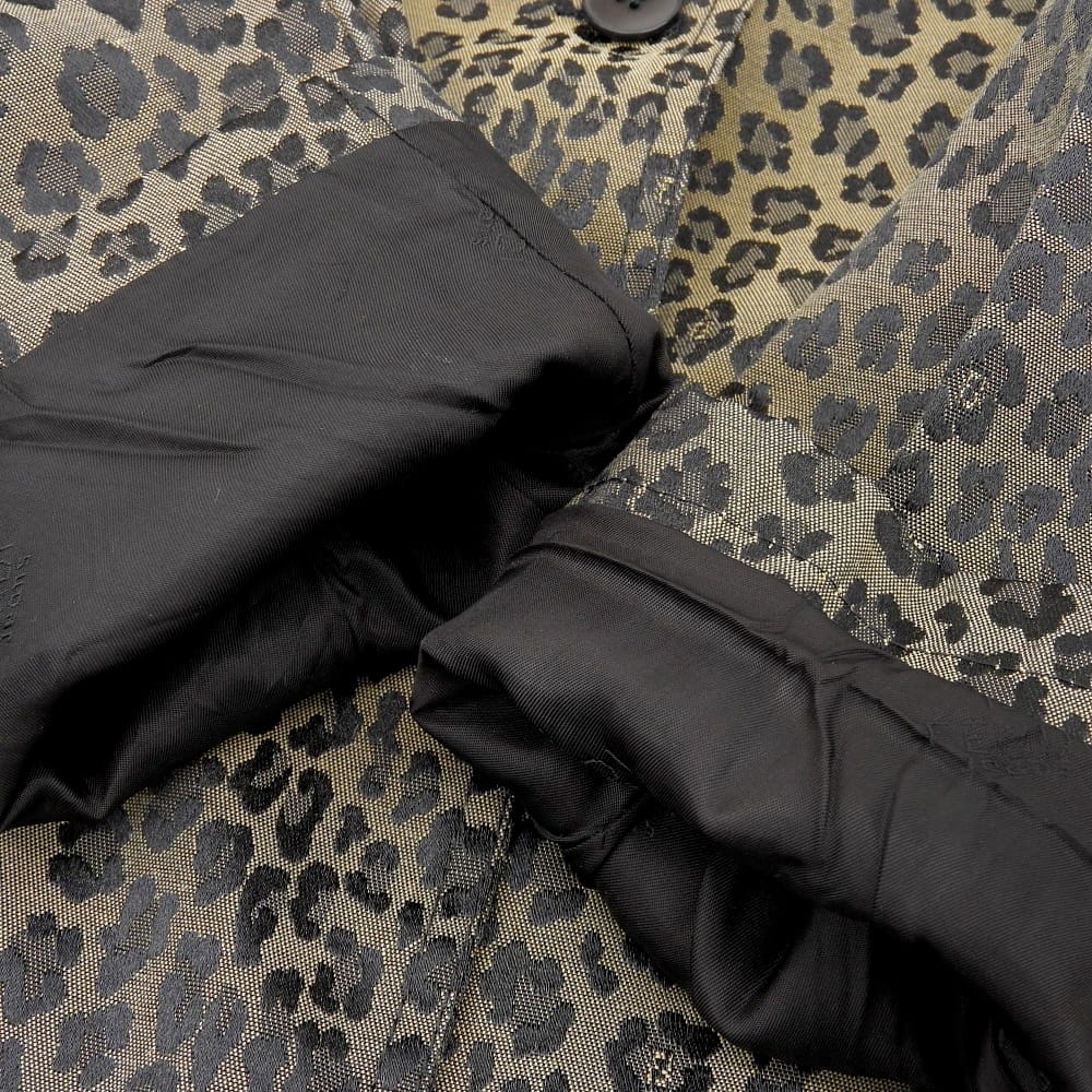 Fendi Leopard Print Jacket Brown 44