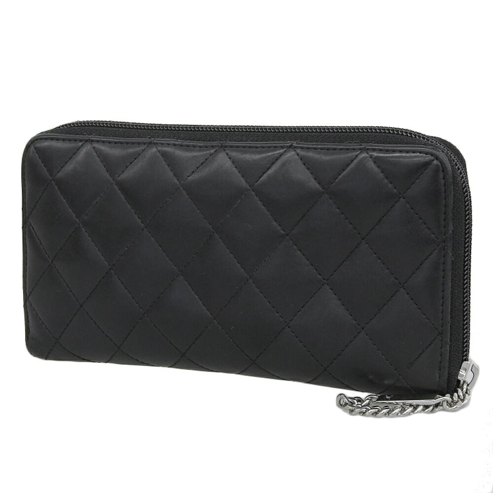 Chanel Cambon Line Lambskin Long Wallet