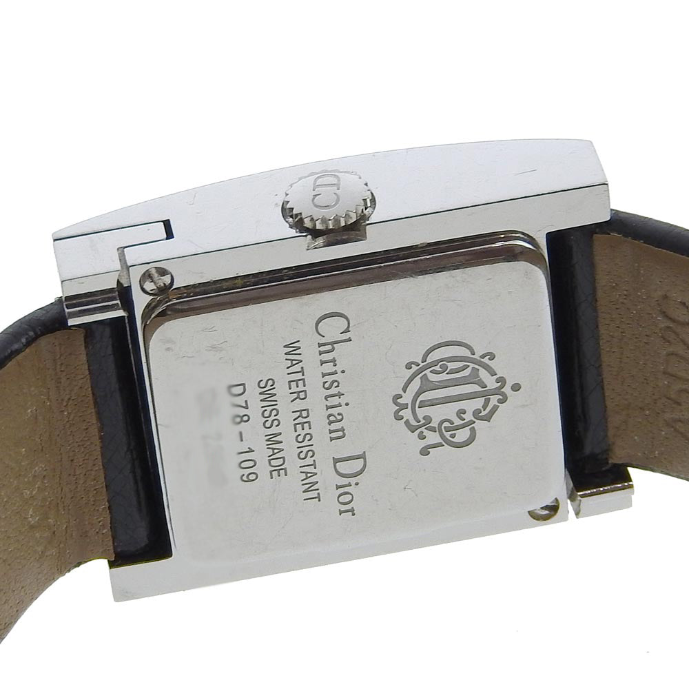 Christian Dior Malice D78 109 Quartz Stainless Steel Leather Watch