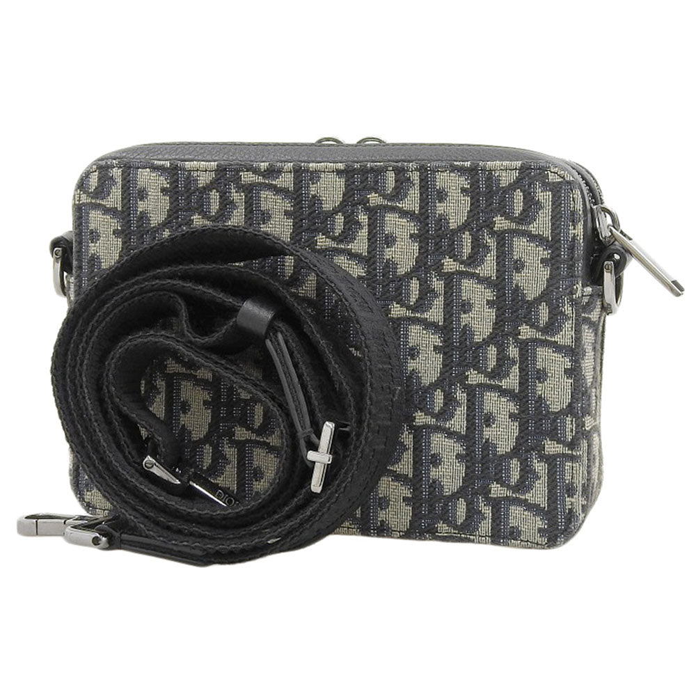 Christian Dior Oblique Strap Zip Pouch Crossbody