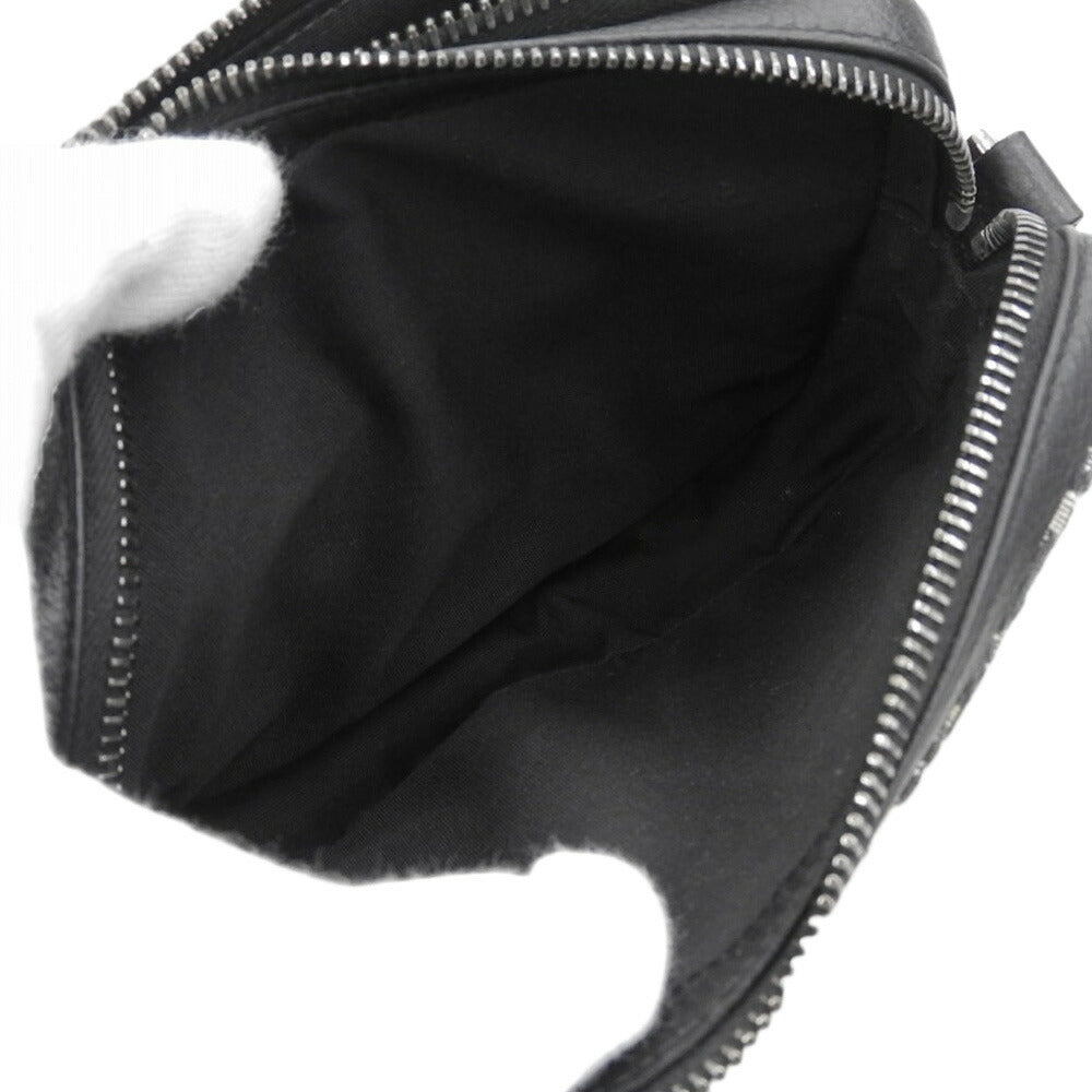 Christian Dior Oblique Strap Zip Pouch Crossbody