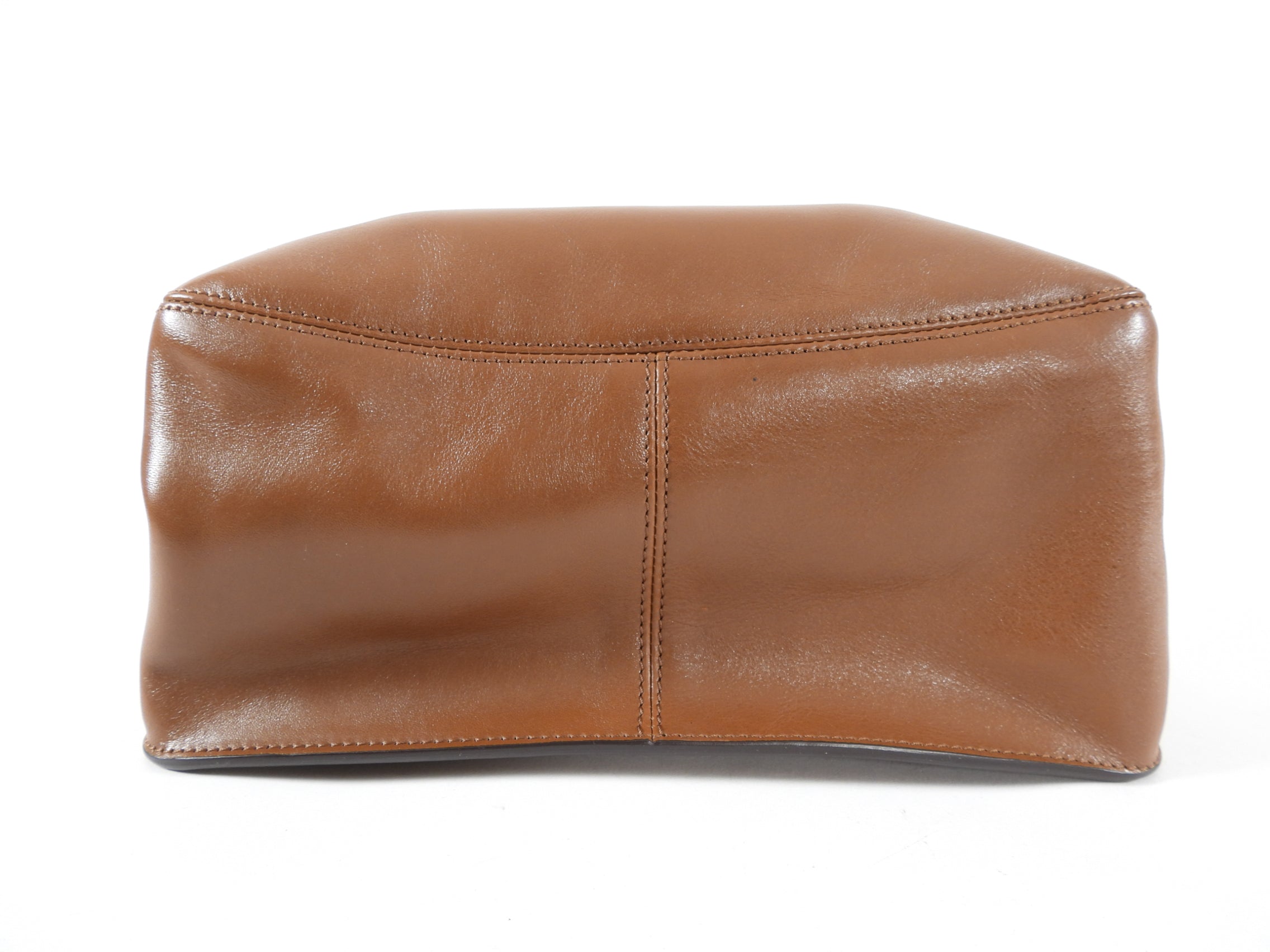 Tom Ford Cognac Smooth Leather Crossbody Bag