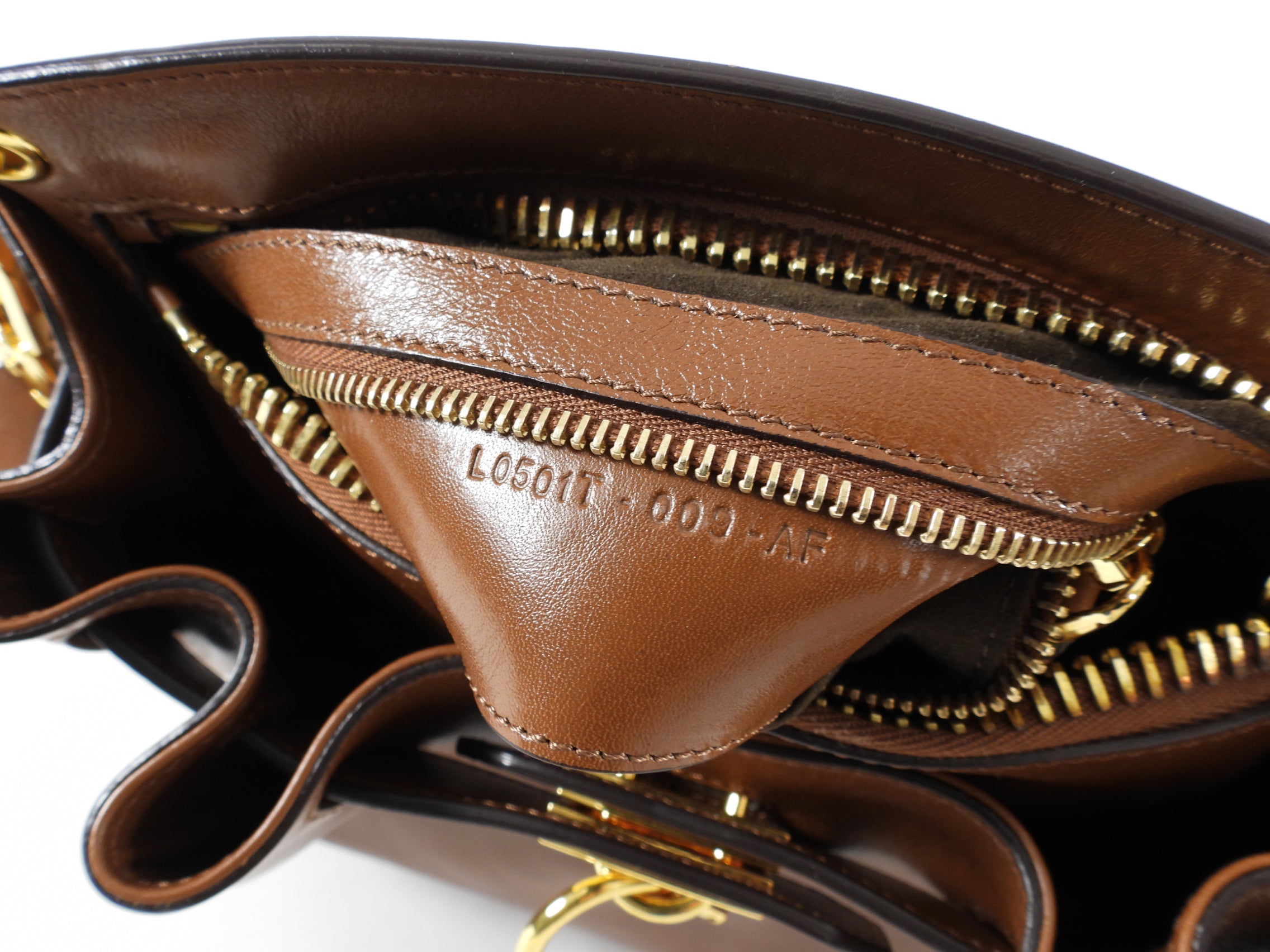 Tom Ford Cognac Smooth Leather Crossbody Bag