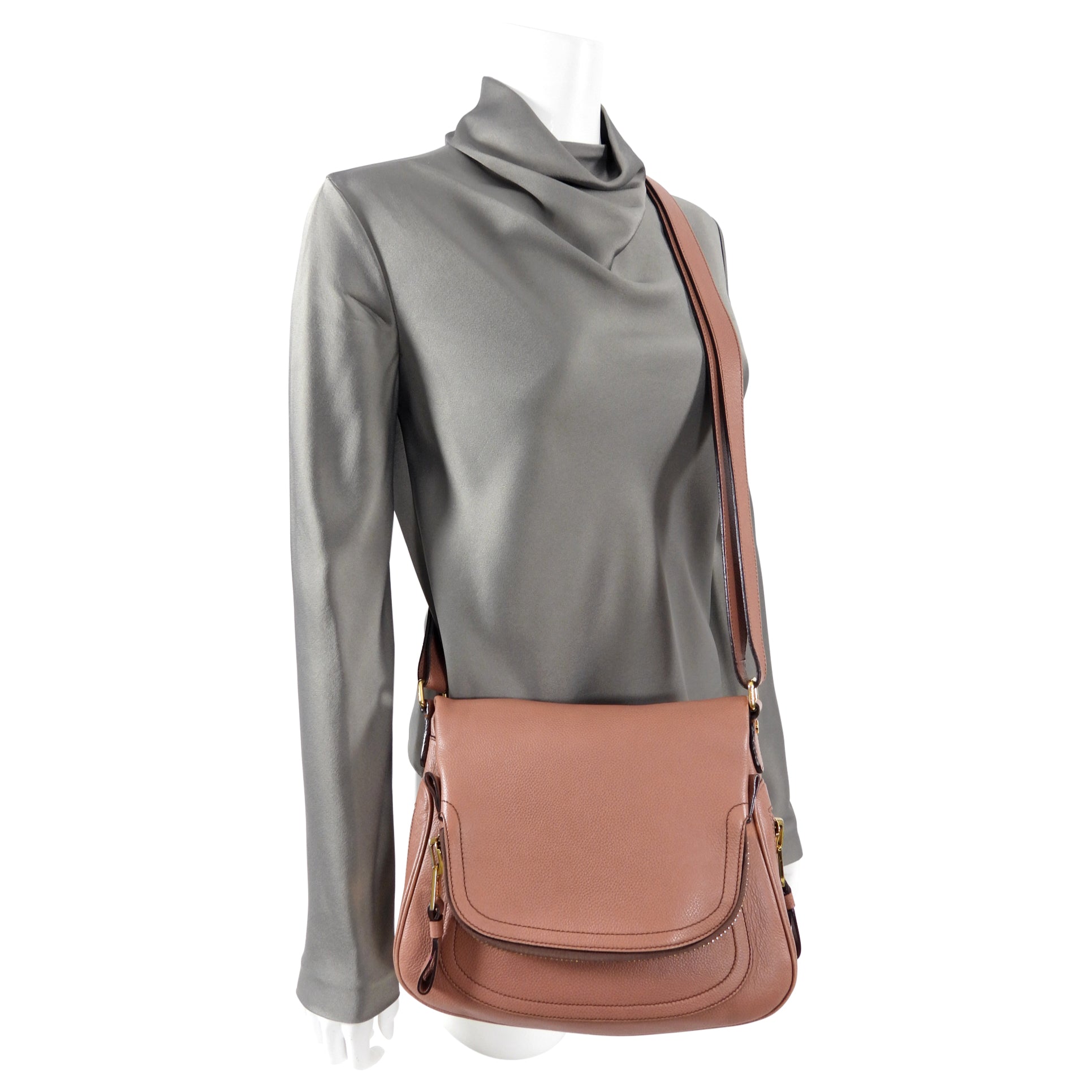 Tom Ford Jennifer Crossbody Bag in Desert Rose