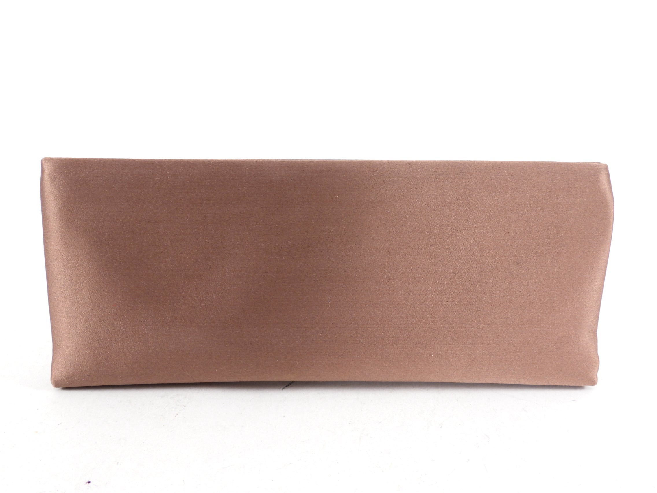 Tom Ford Brown Satin Snake Design Long Clutch Bag