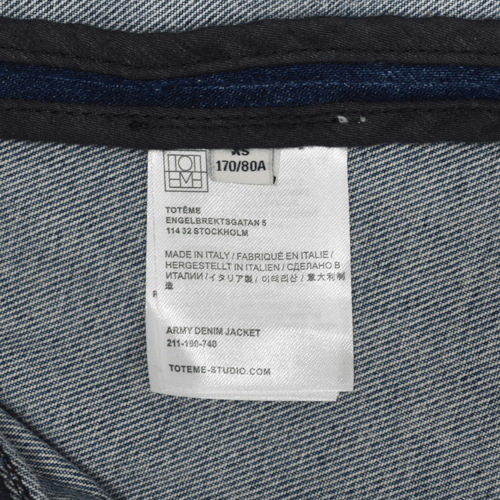 Toteme 'Army Denim' Jacket - Women's XS
