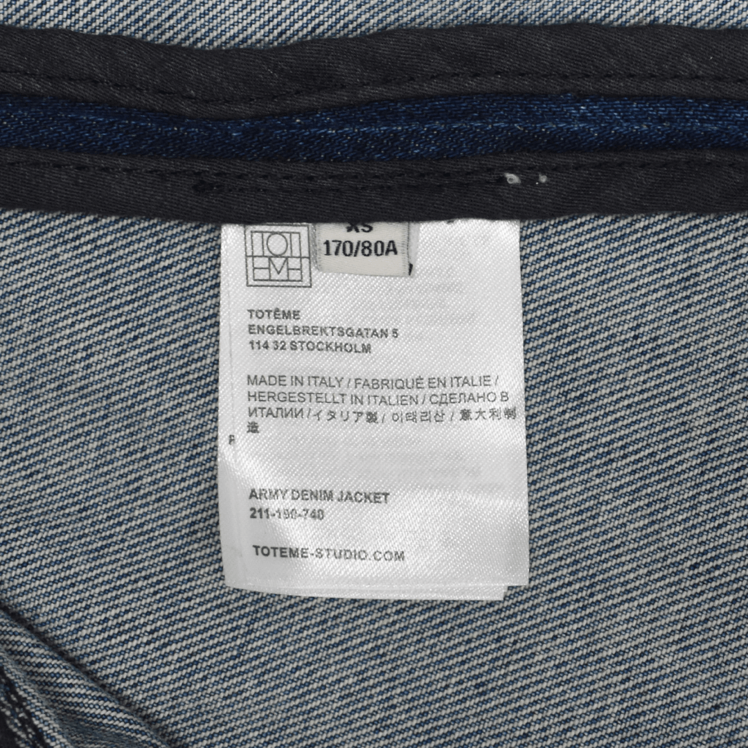 Toteme 'Army Denim' Jacket - Women's XS