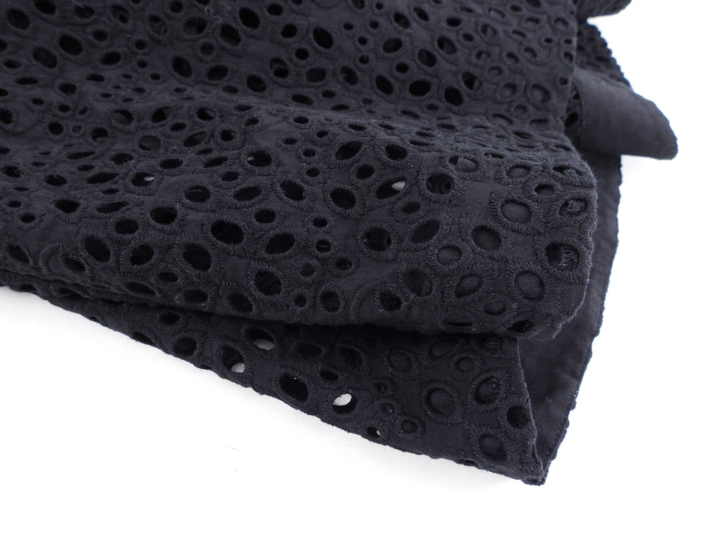 Toteme Black Cotton Broderie Anglaise Long Dress - S (4/6)