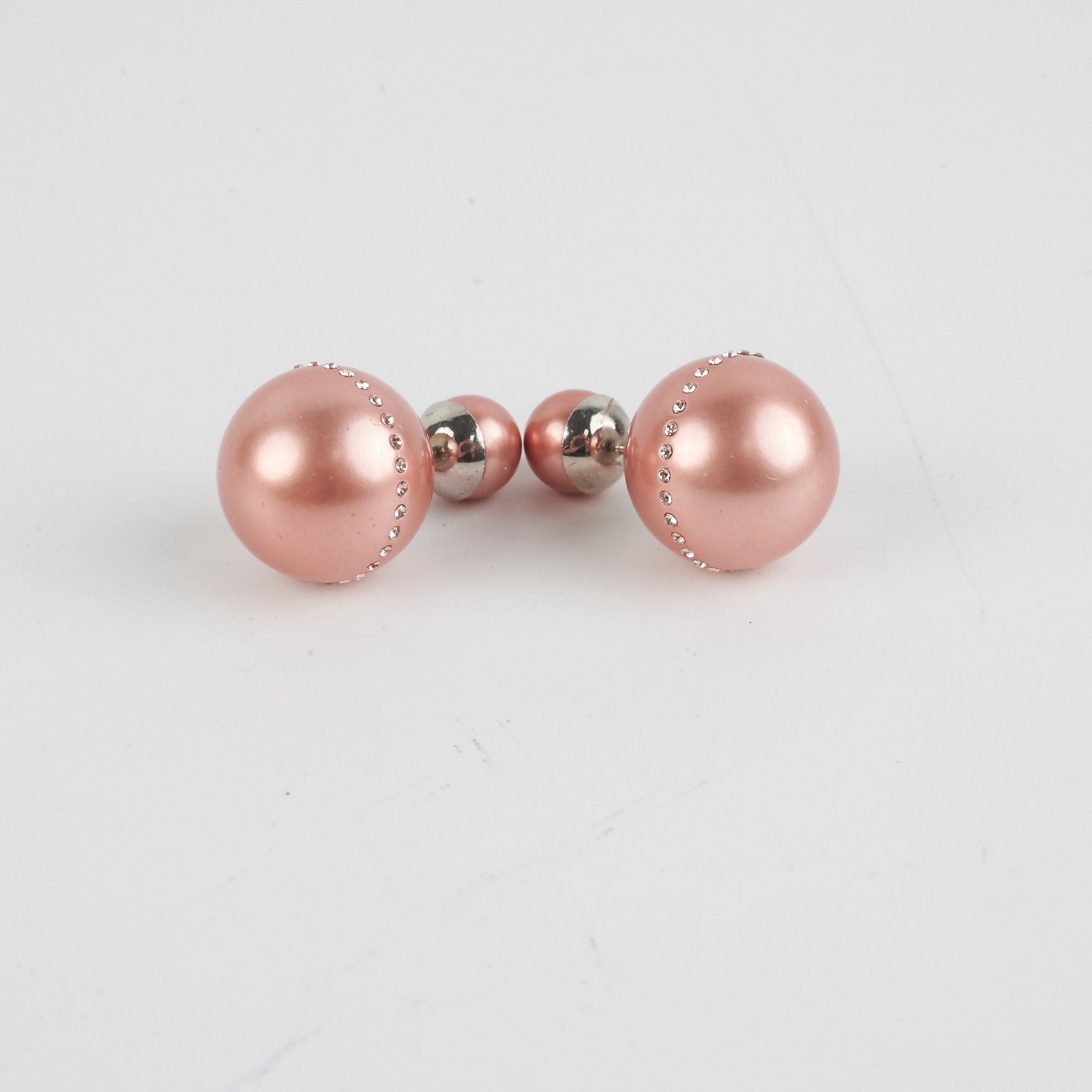 Christian Dior Pink Pearl Earrings
