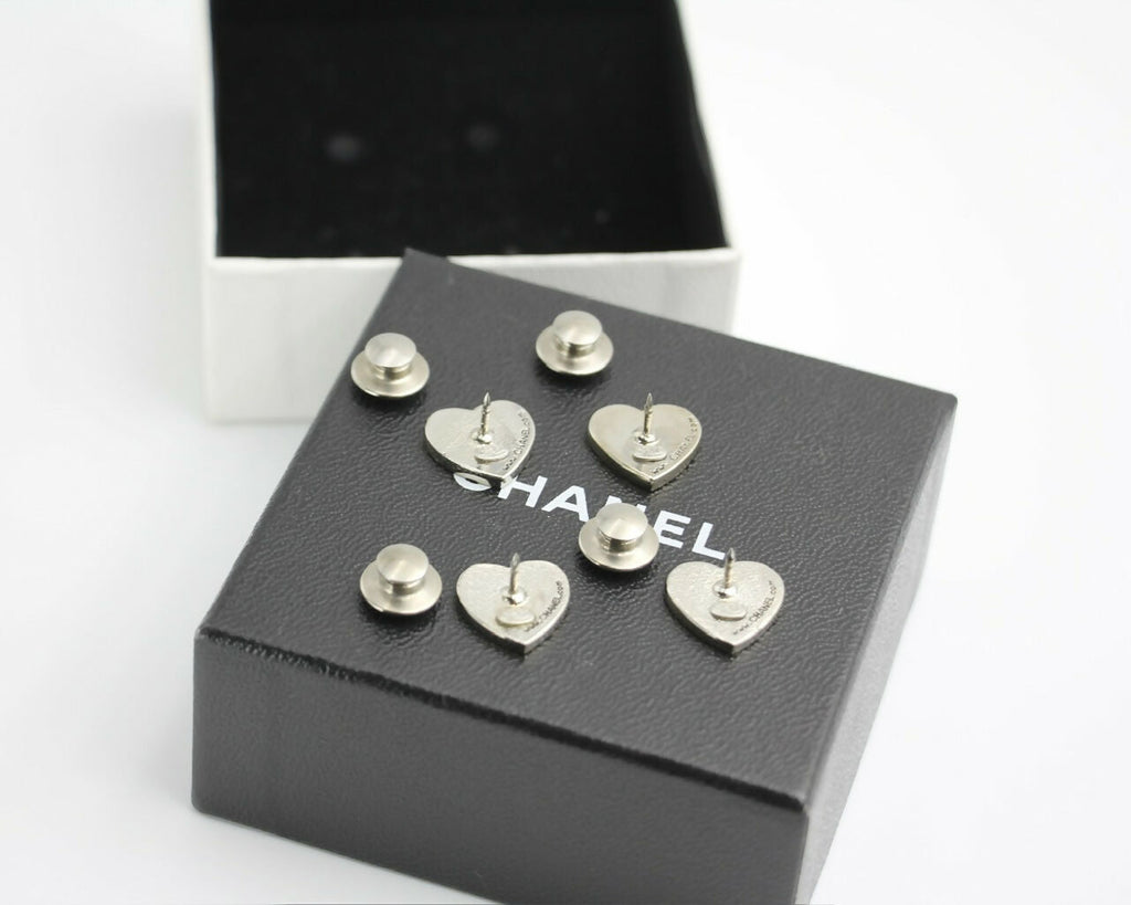 Chanel Vintage 03A Metal American Style Heart Brooch