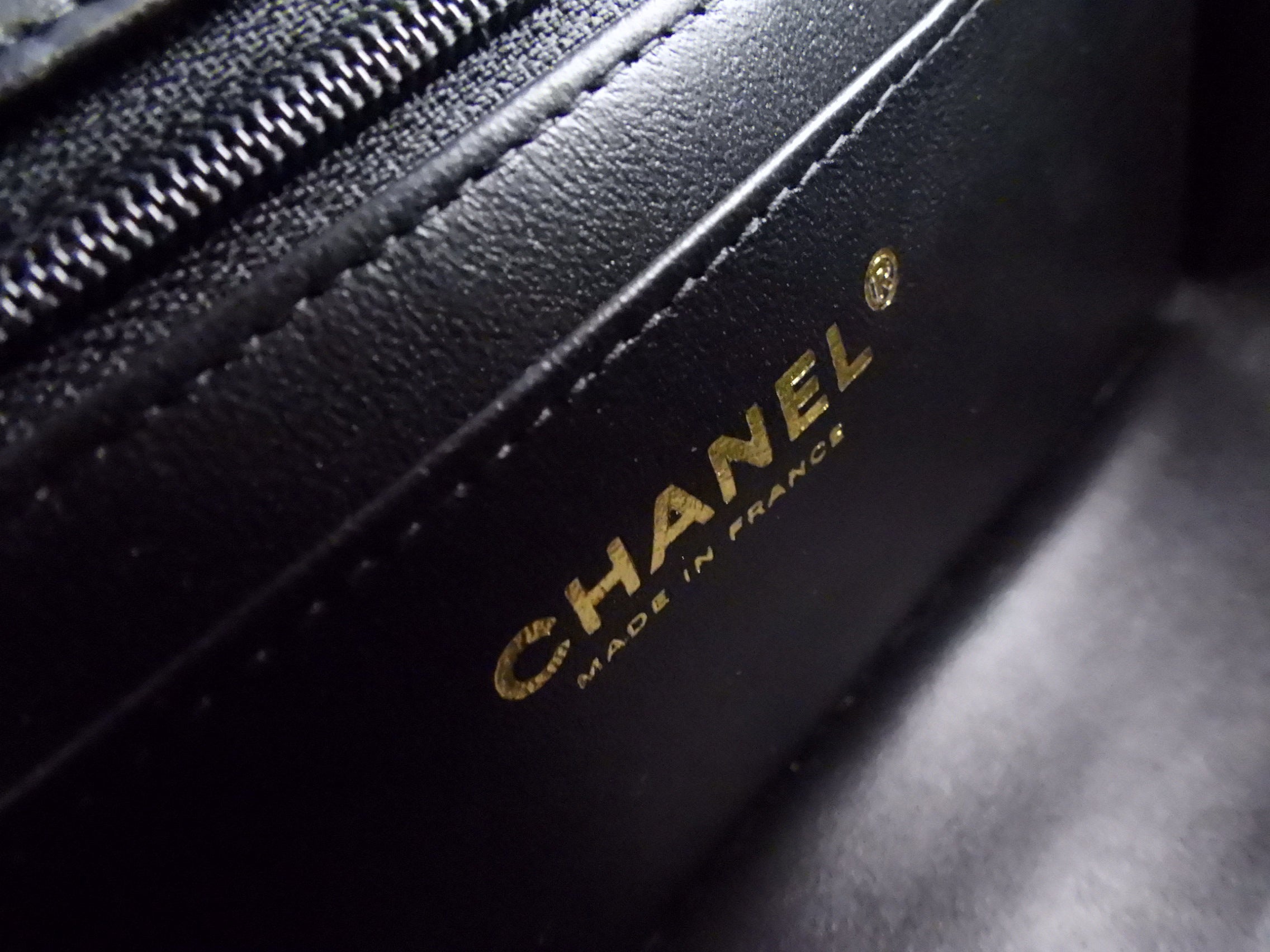 Chanel 24P Black and White Fantasy Tweed Mini Top Handle Chain Bag