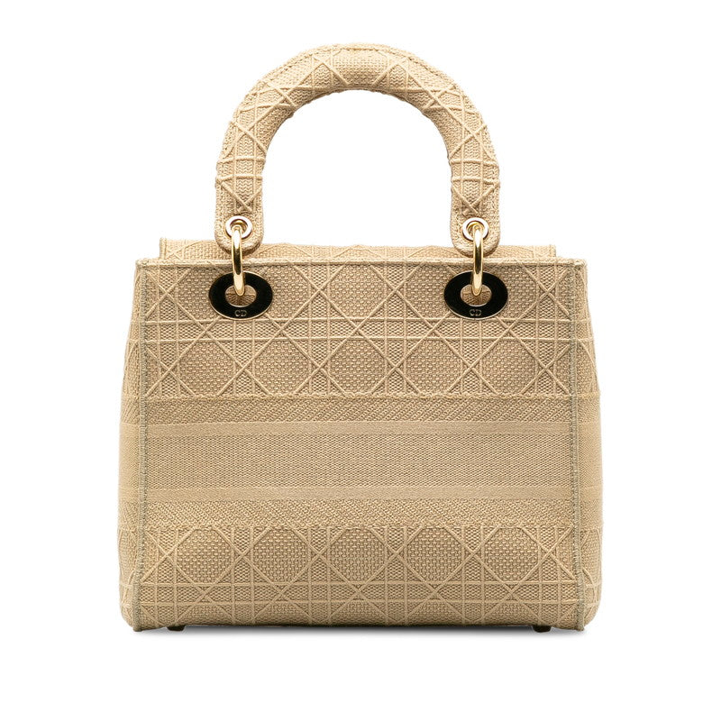 Dior Lady D-Lite Cannage Canvas 2way Bag