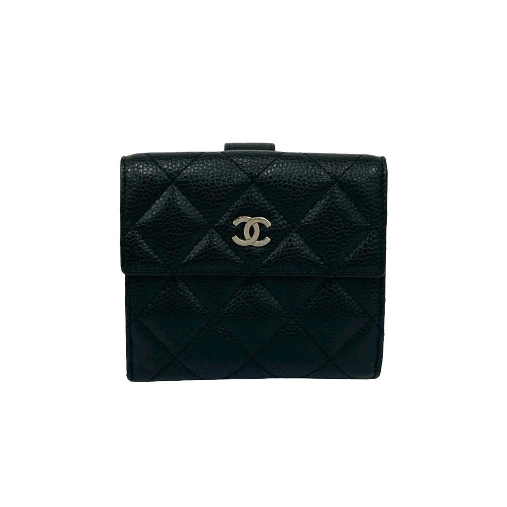 Chanel Matelassé Caviar Leather Wallet