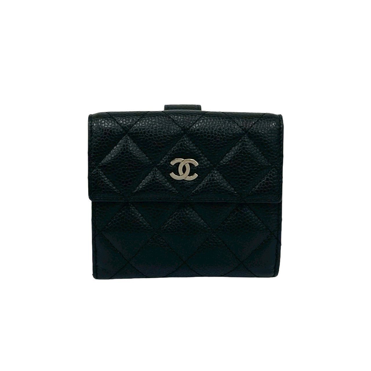 Chanel Matelassé Caviar Leather Wallet