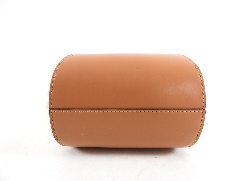 Ulla Johnson Imogen Small Tan Leather Crossbody Boucle Bag