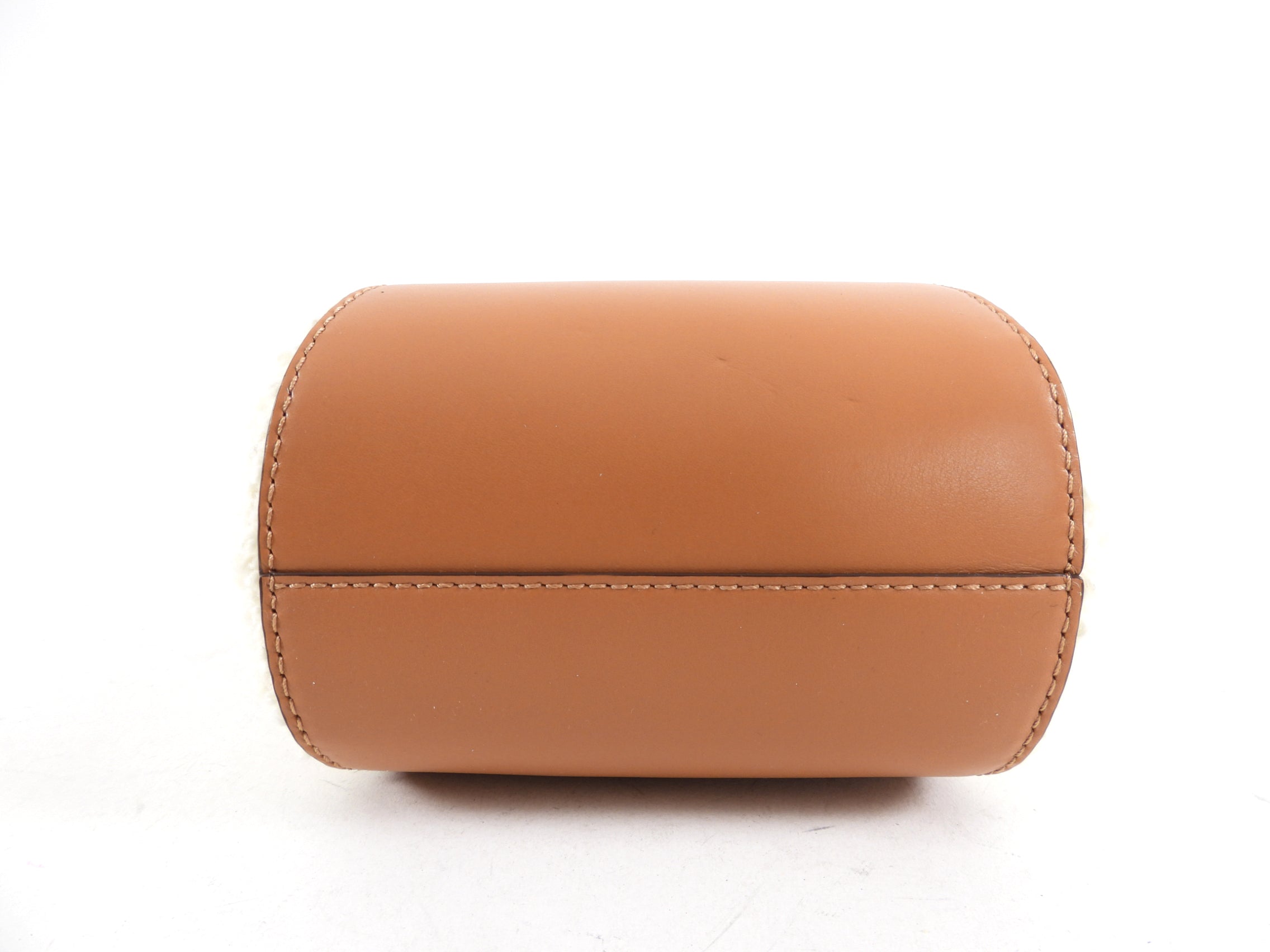 Ulla Johnson Imogen Small Tan Leather Crossbody Boucle Bag