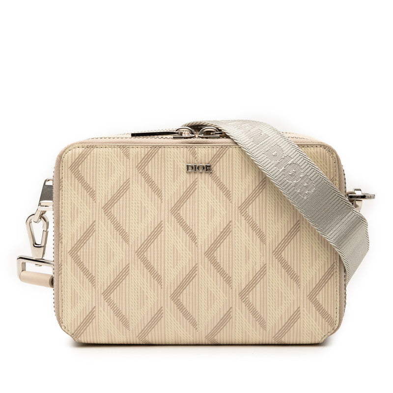Dior CD Diamond PVC Leather Shoulder Bag