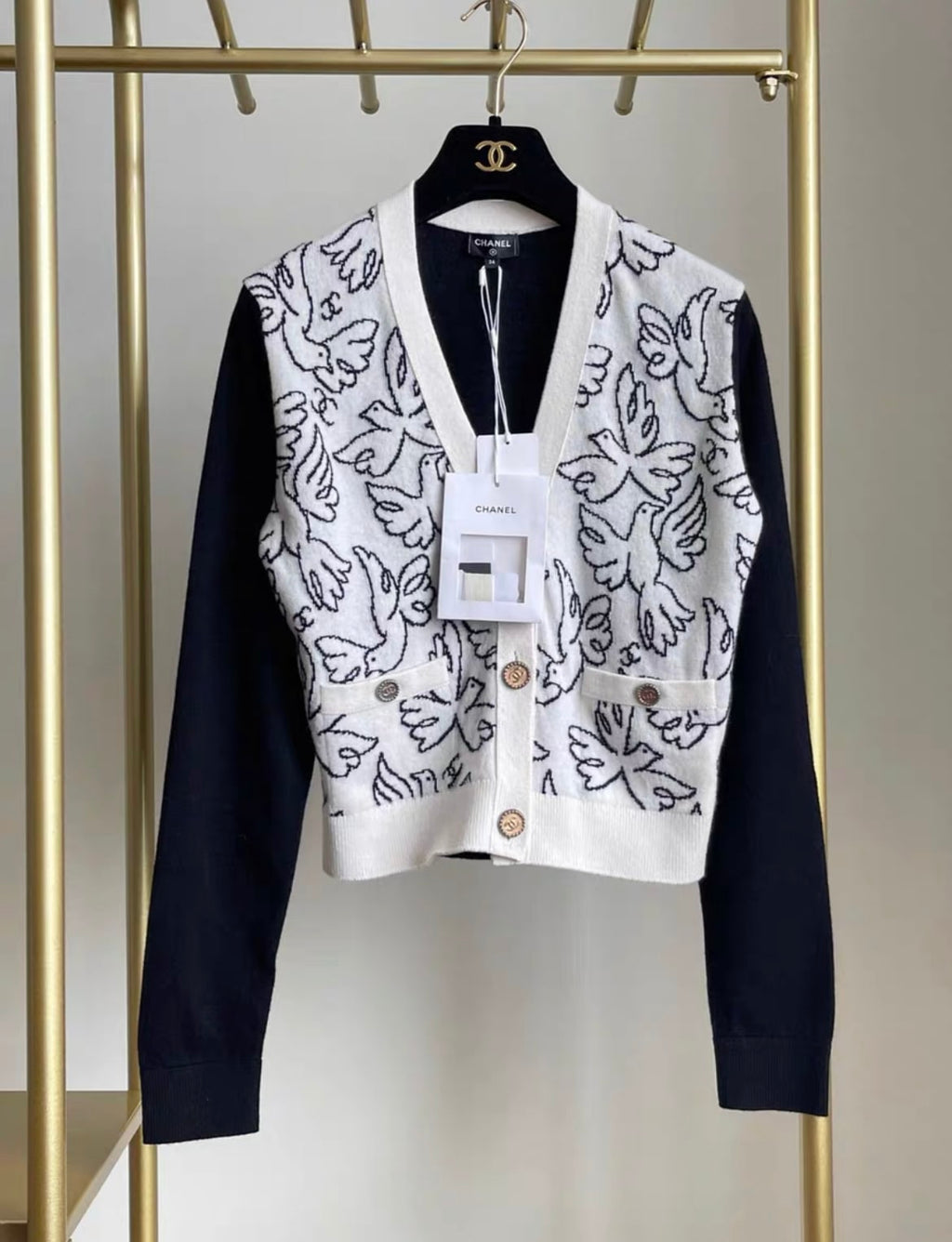 Chanel 2022 ss cashmere igan fr34