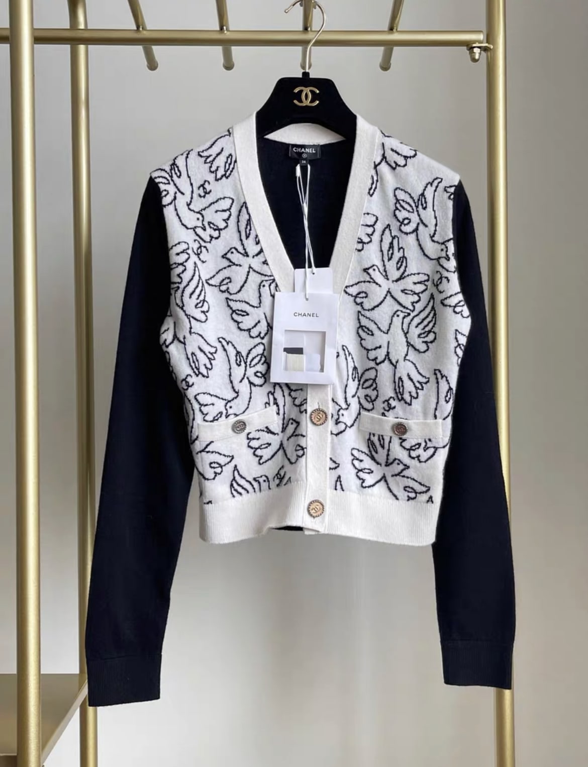 Chanel 2022 ss cashmere igan fr34