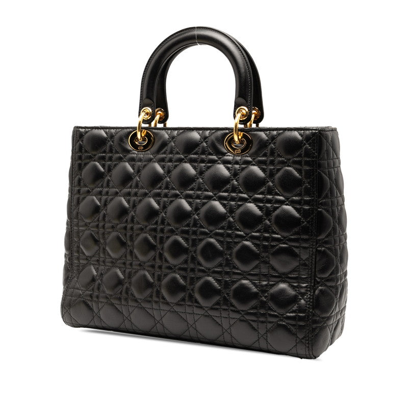 Dior Book Tote Macro Cannage Leather 2way Bag