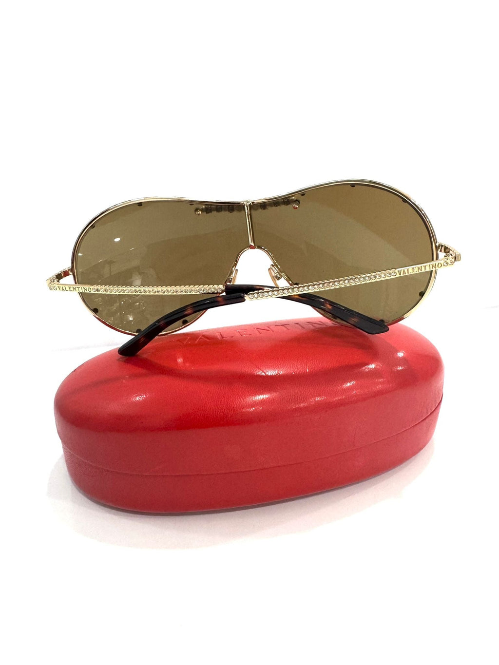 VALENTINO VINTAGE FAUX PEARL SUNGLASSES