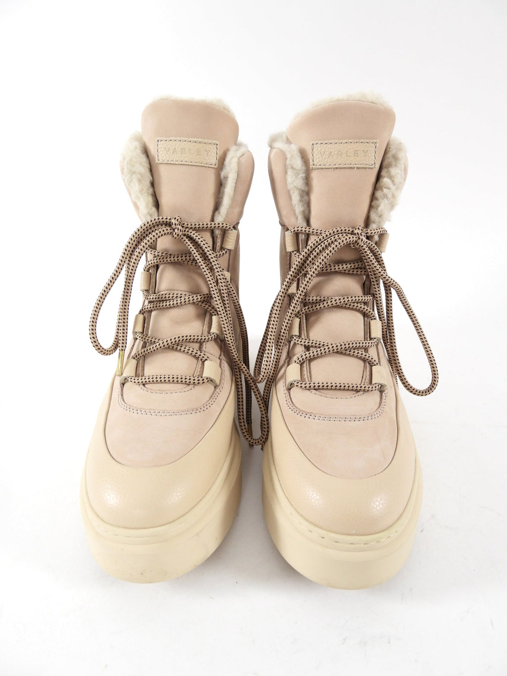 Varley Beige Selva Alpine Shearling Winter Boot - 37
