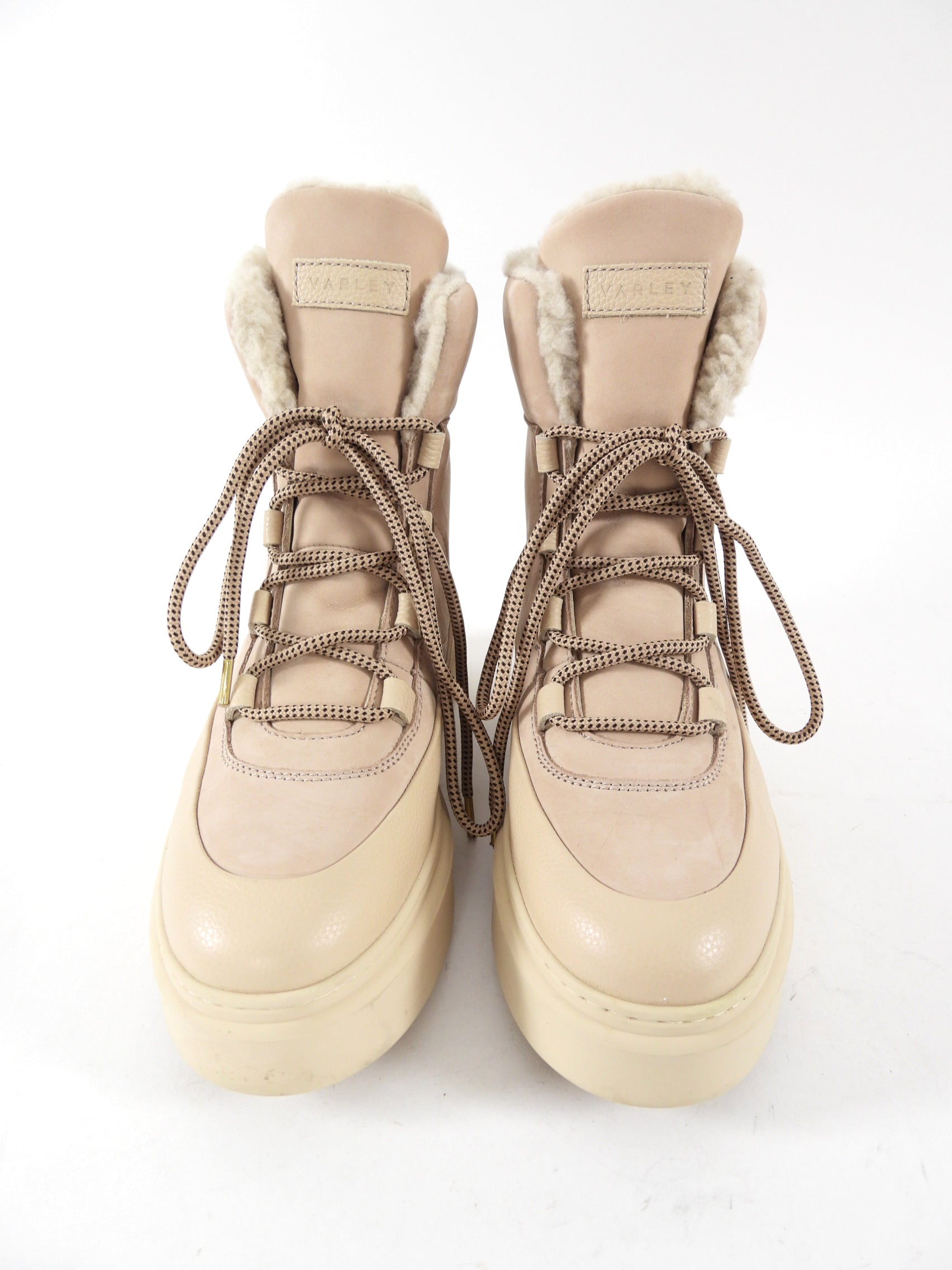 Varley Beige Selva Alpine Shearling Winter Boot - 37