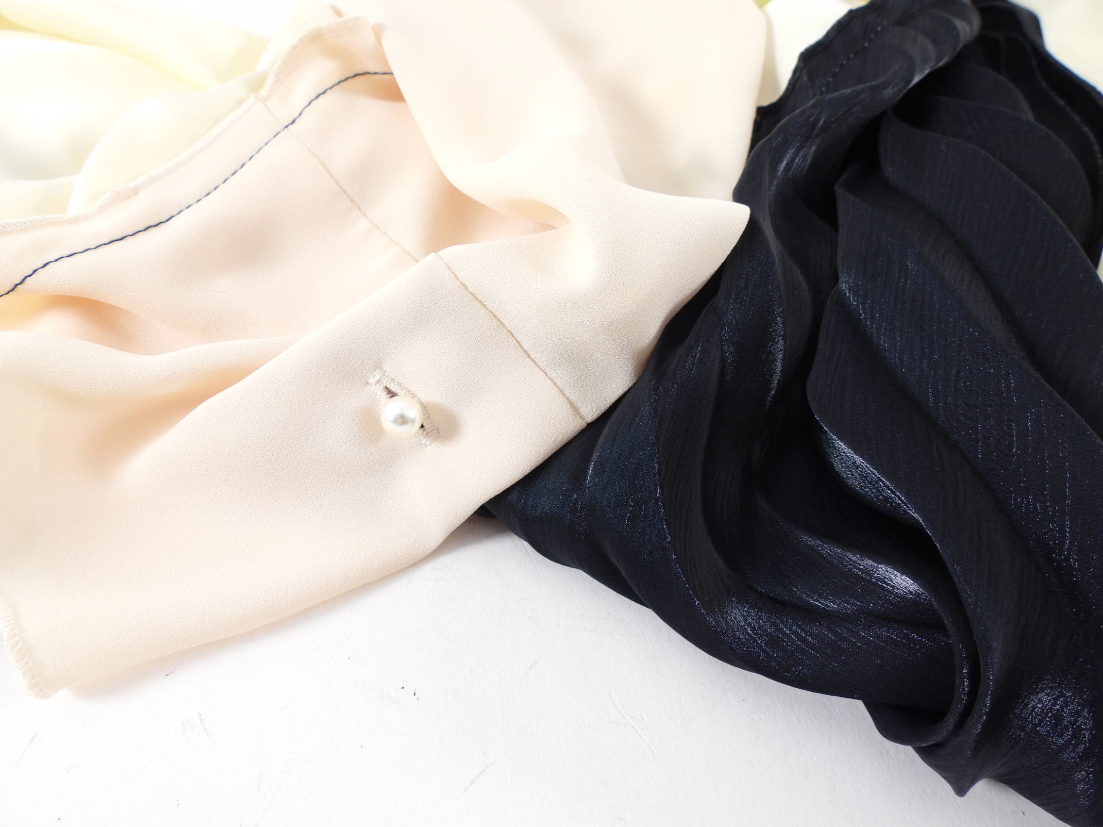Victoria Beckham Satin Pleat Colour Block Gown - IT42 / 6