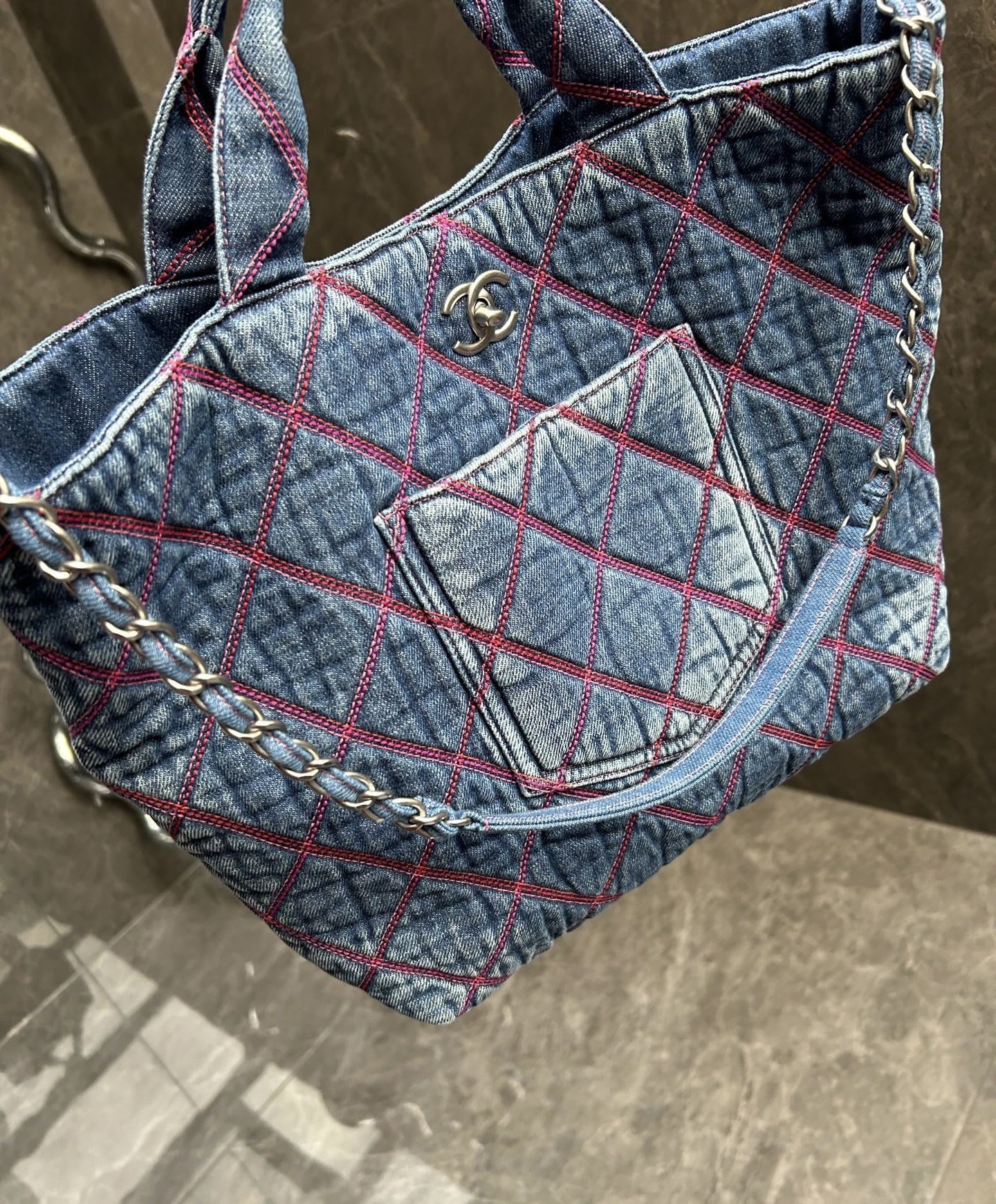 Chanel coco beach denim
