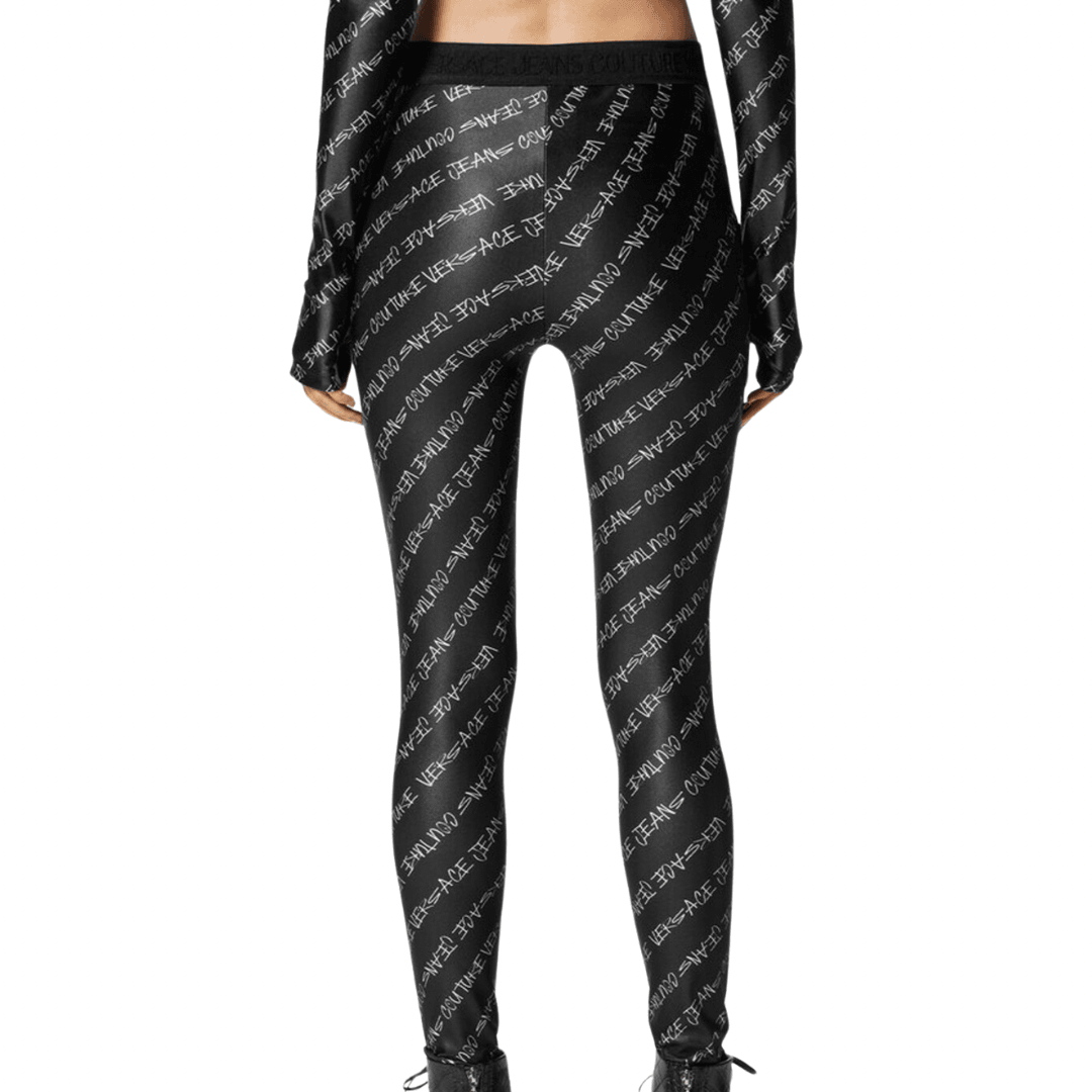 Versace Jeans Couture 'Monogram' Leggings - Women's 36