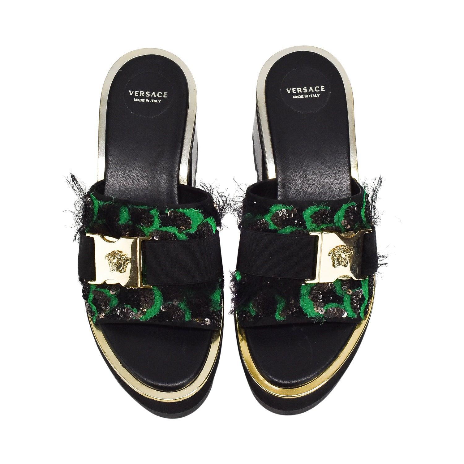 Versace Platform Mules - Women's 36