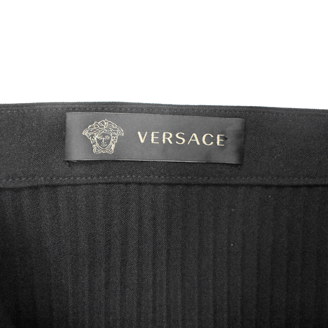 Versace Pleated Skirt - Women's 8