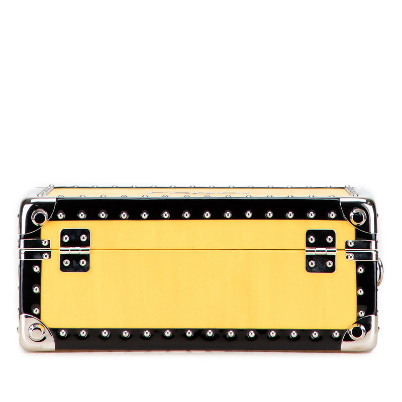 Fendi Logo Leather Enamel 2way Shoulder Bag