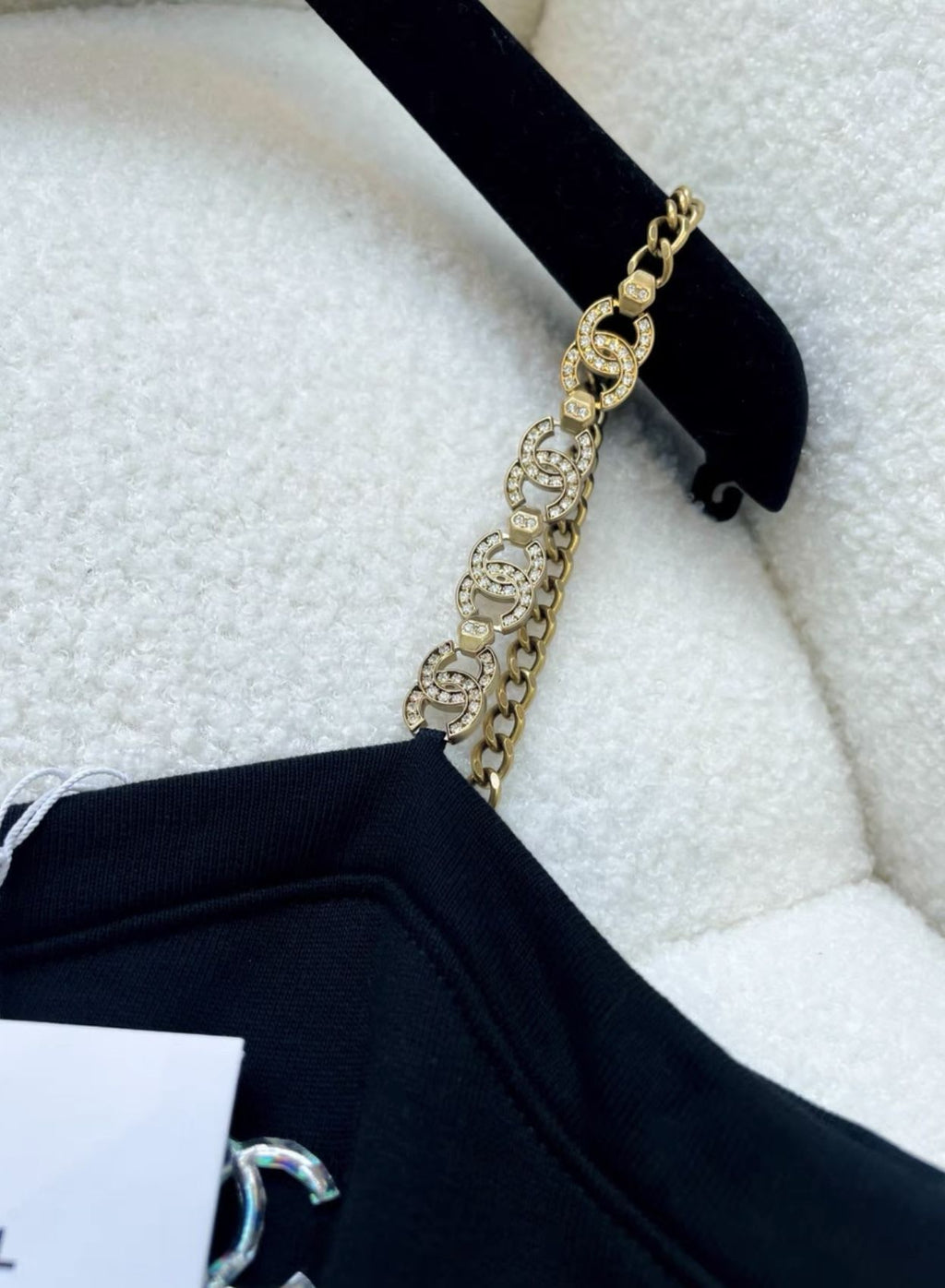 Chanel 21AW black jumpsuit size 36