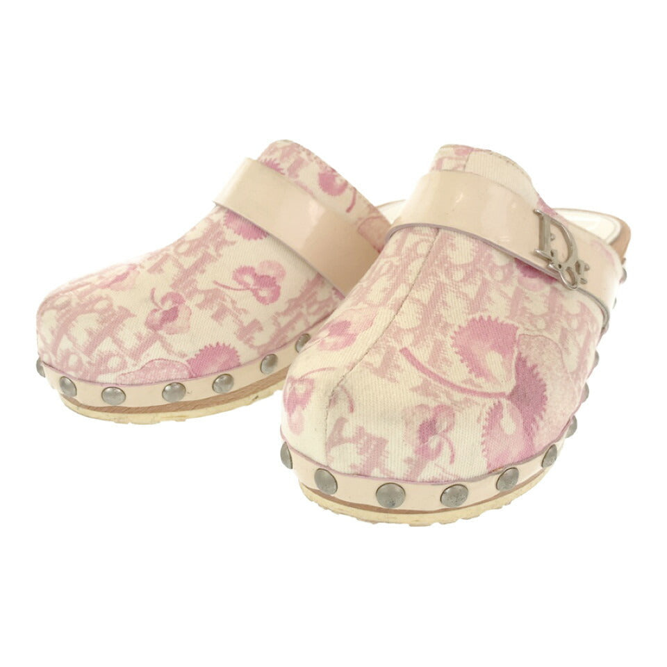 Dior Trotter Logogram Canvas/PVC Sandals 101967