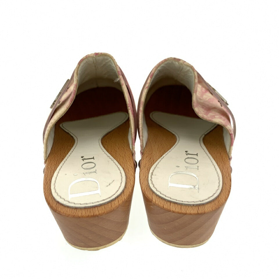 Dior Trotter Logogram Canvas/PVC Sandals 101967