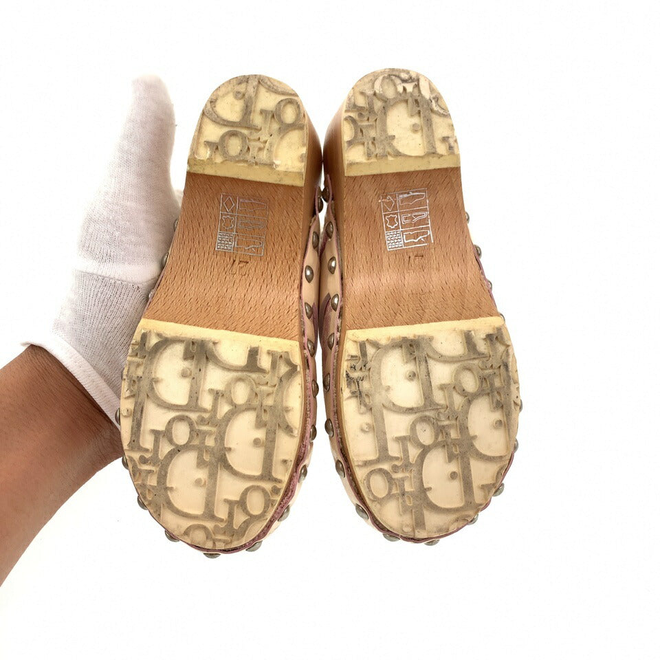 Dior Trotter Logogram Canvas/PVC Sandals 101967