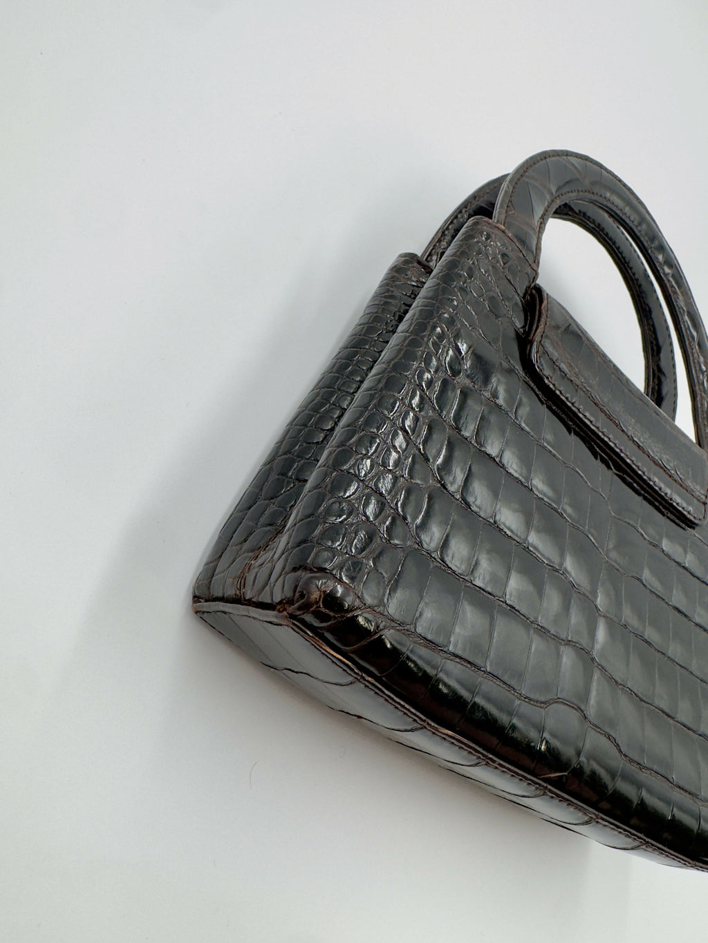 Chanel Vintage Crocodile Mini Kelly