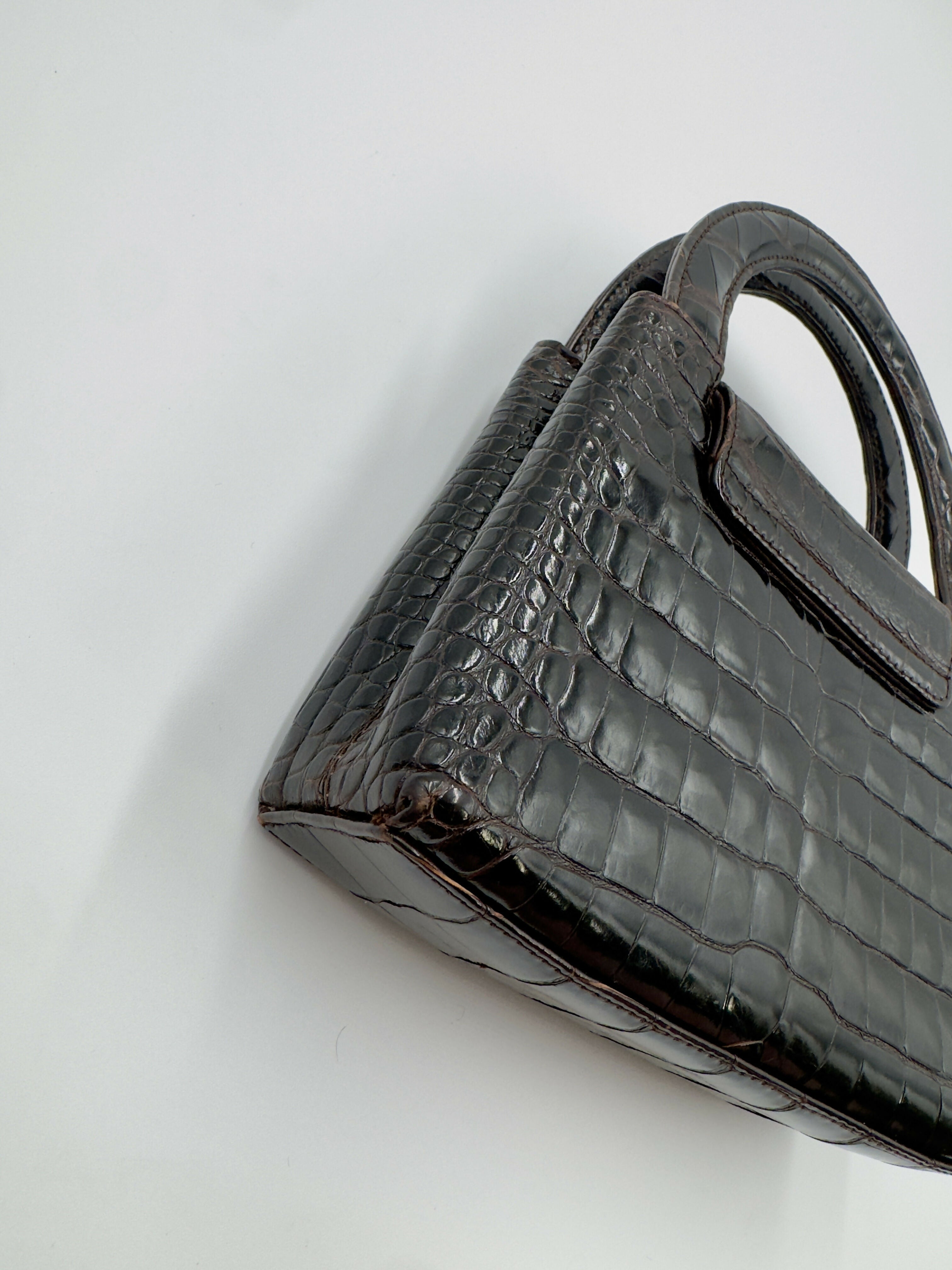 Chanel Vintage Crocodile Mini Kelly