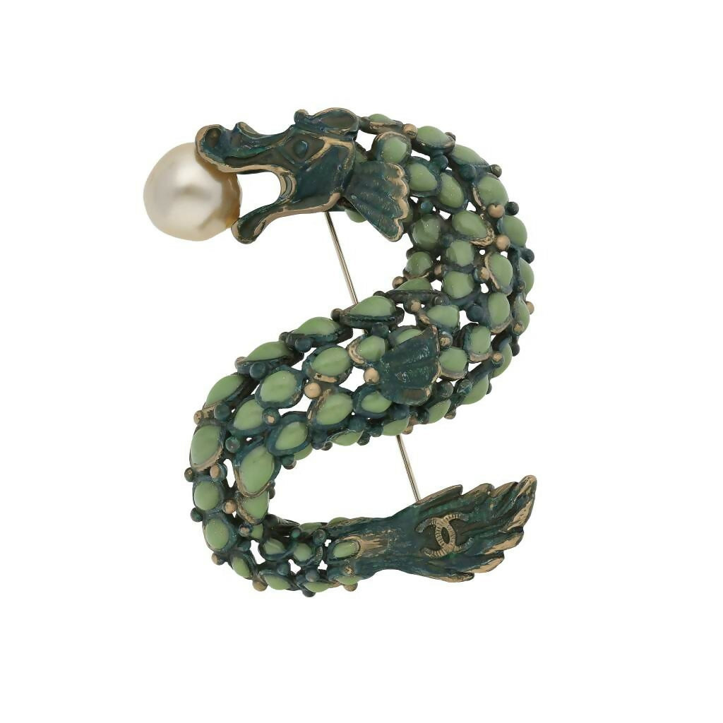 Chanel Vintage 2010 Paris- Shanghai Dragon Brooch