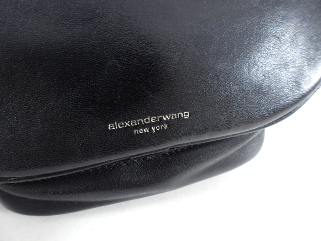 Alexander Wang Black Leather Attica Belt Bag