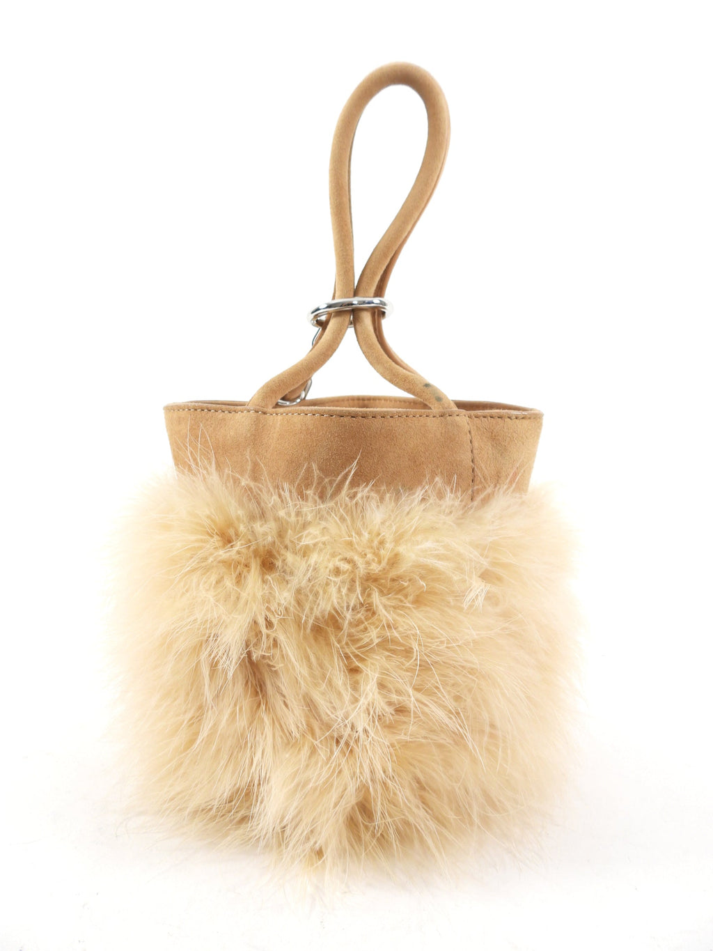 Alexander Wang Maribou Feather Roxy Bucket Bag