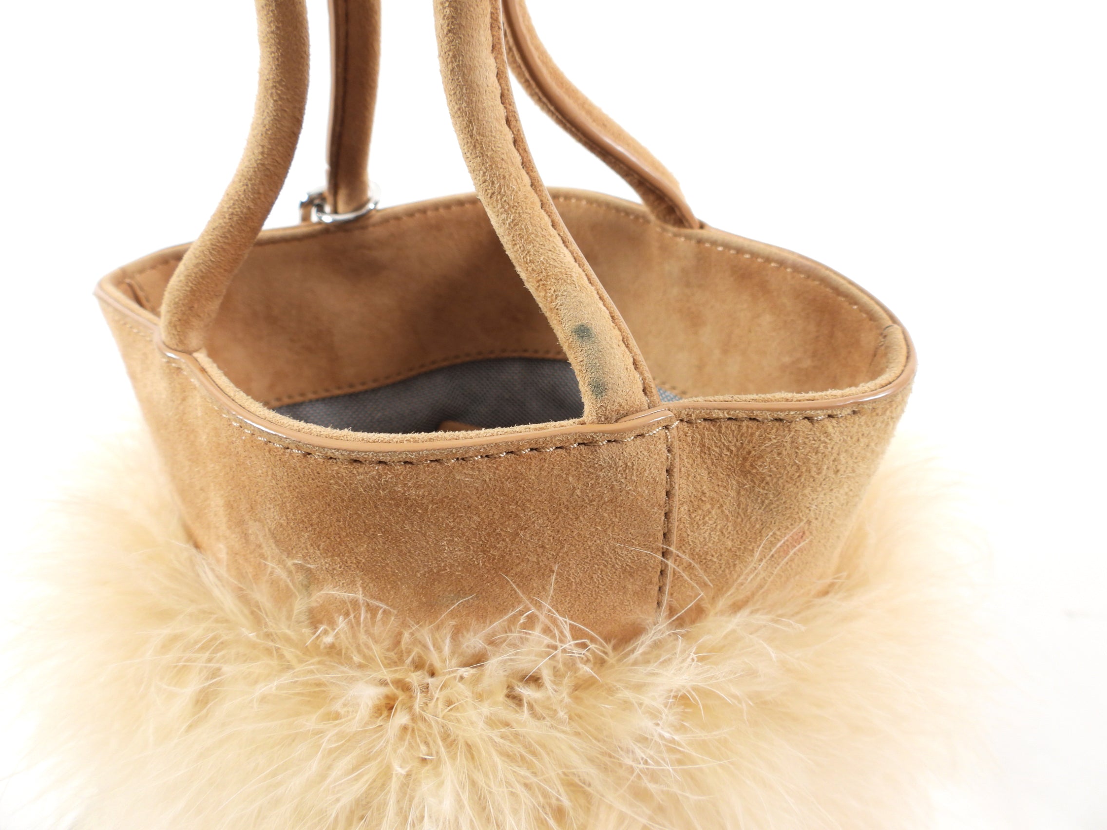 Alexander Wang Maribou Feather Roxy Bucket Bag