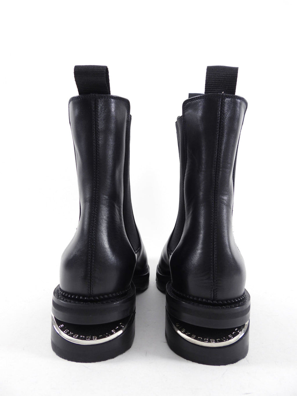 Alexander Wang Black Leather Andy Boot - 37.5