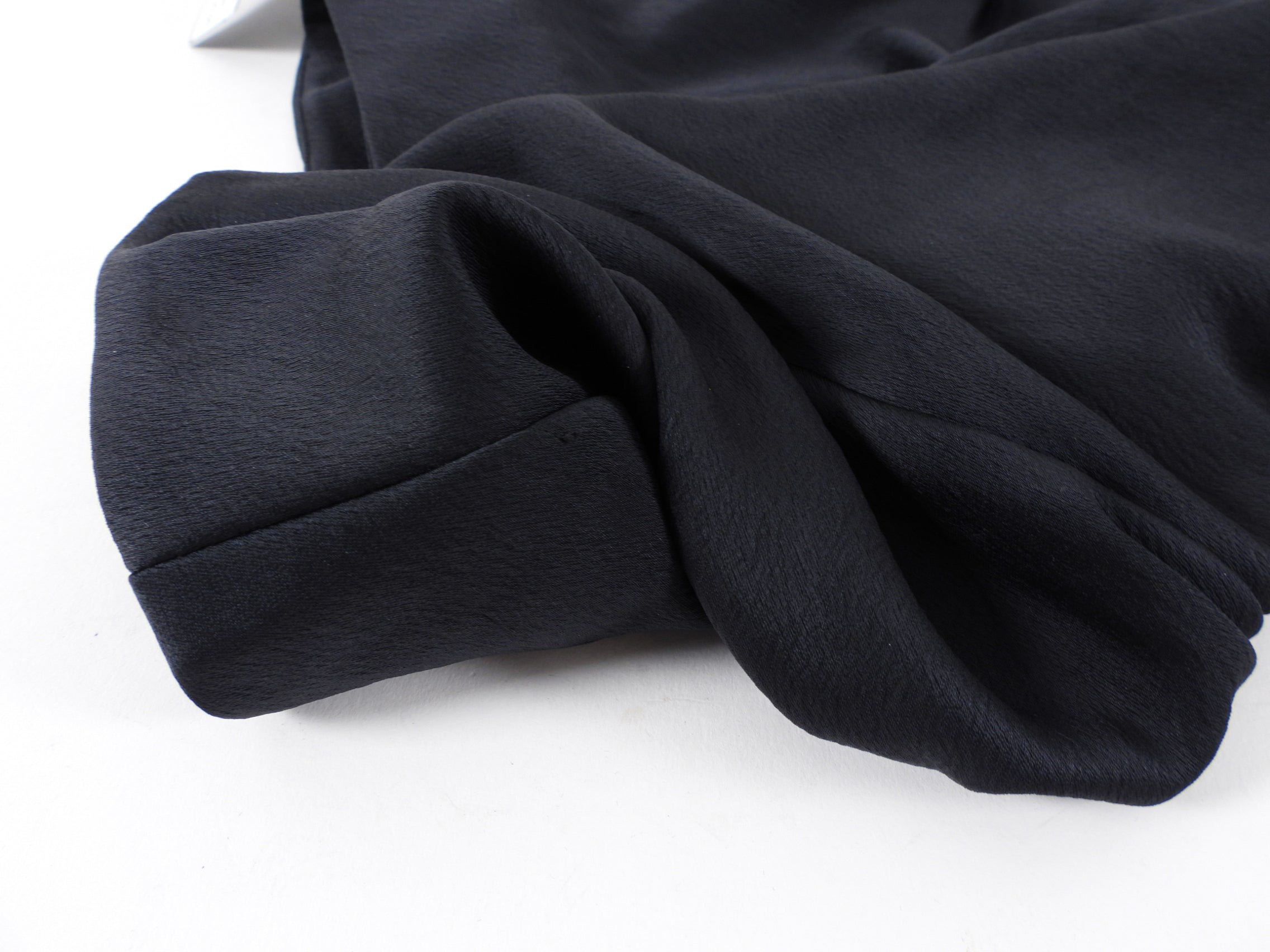 T by Alexander Wang Black Satin Midi Bias Skirt - M