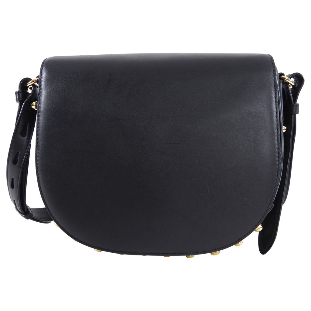 Alexander Wang Black Leather Stud Lia Bag
